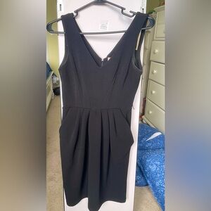 Black Mini Dress with Belt Loop